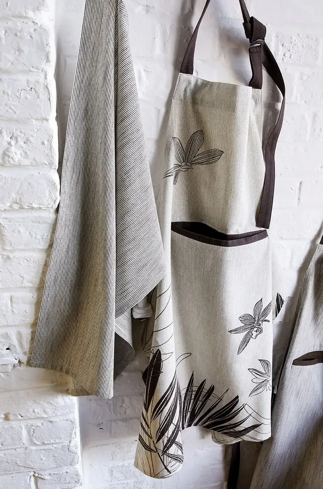 Dish towels - Kitchen Towel Moana Naturel Organic Cotton 50 X 70 - MAISON VIVARAISE - SDE VIVARAISE WINKLER
