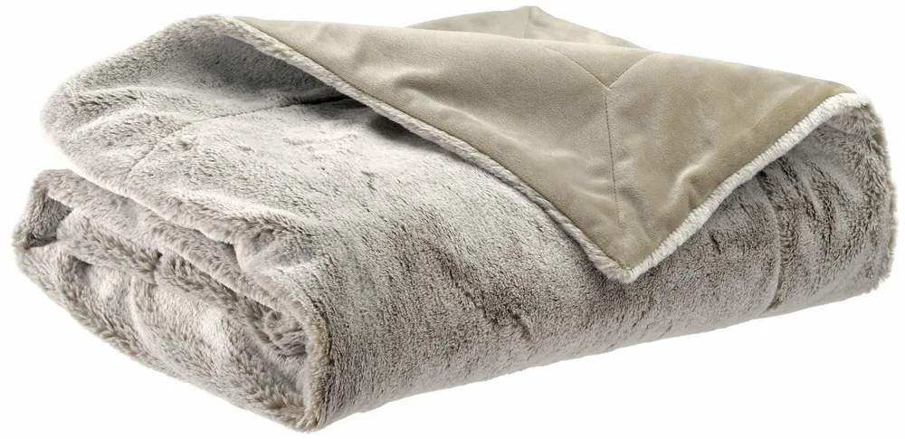 Plaids - Plaid Kinta Naturel 130 x 160 - MAISON VIVARAISE - SDE VIVARAISE WINKLER