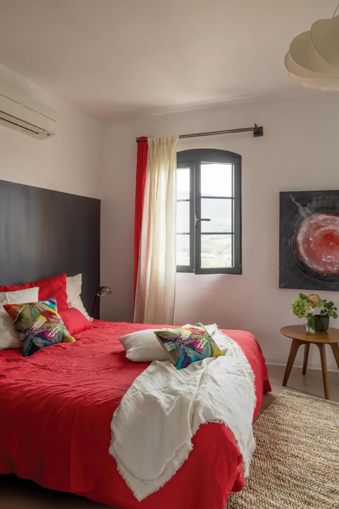 Rideaux et voilages - Rideau Zeff Groseille 140 x 280 - MAISON VIVARAISE - SDE VIVARAISE WINKLER