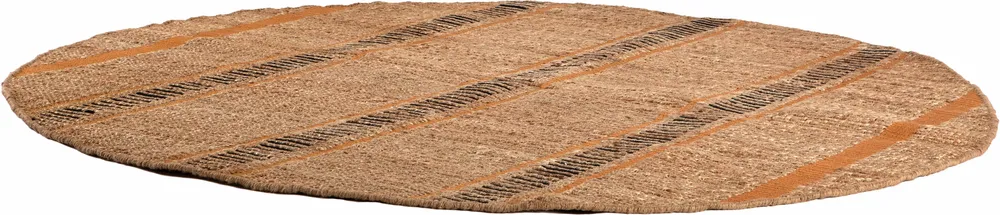 Tapis - Tapis Eden Ocre diamètre 160 - MAISON VIVARAISE - SDE VIVARAISE WINKLER