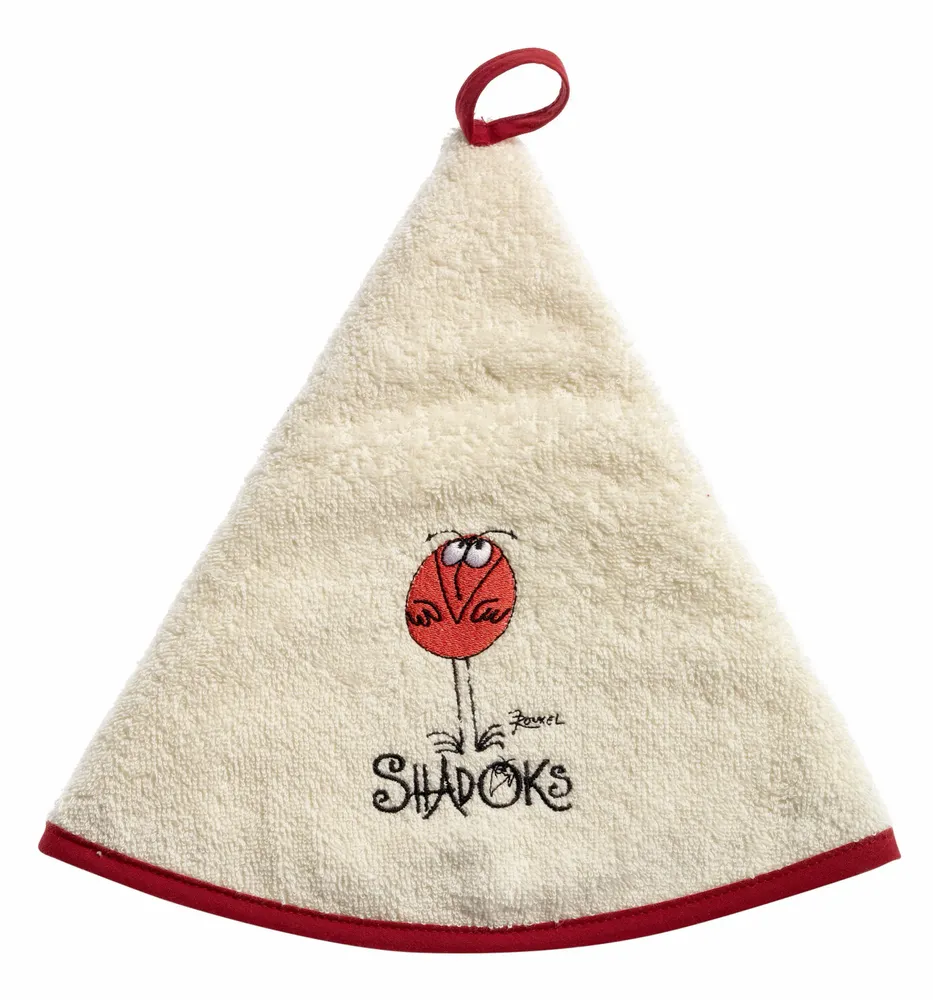 Torchons textile - Essuie-mains Shadoks Ivoire Diamètre 60 - MAISON VIVARAISE - SDE VIVARAISE WINKLER