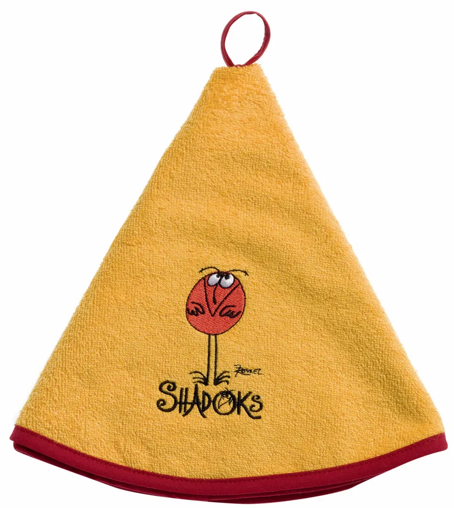 Torchons textile - Essuie-mains Shadoks Jaune Diamètre 60 - MAISON VIVARAISE - SDE VIVARAISE WINKLER