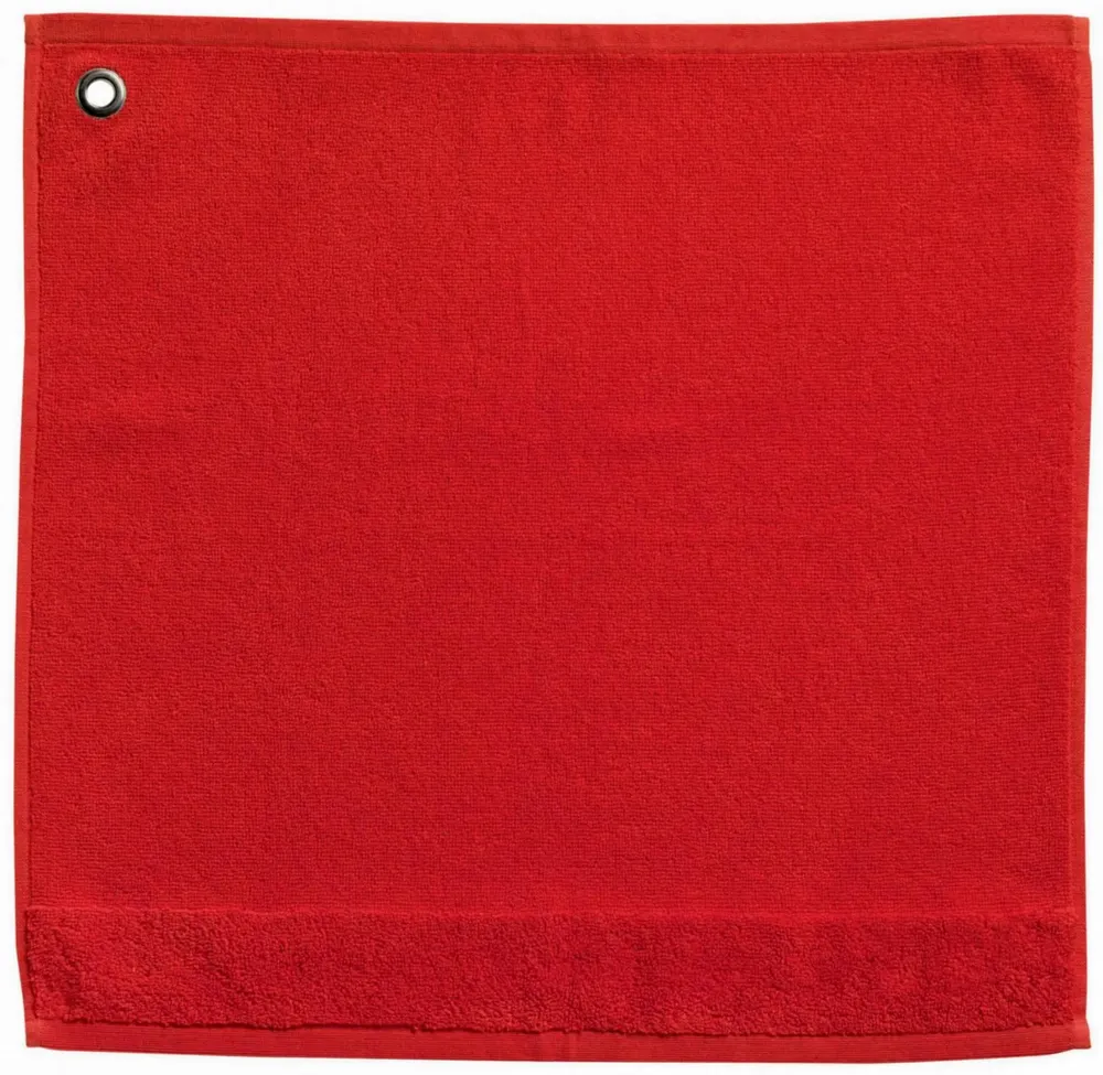 Torchons textile - Essuie-mains oeillet Curl Paprika 50 x 50 - MAISON VIVARAISE - SDE VIVARAISE WINKLER
