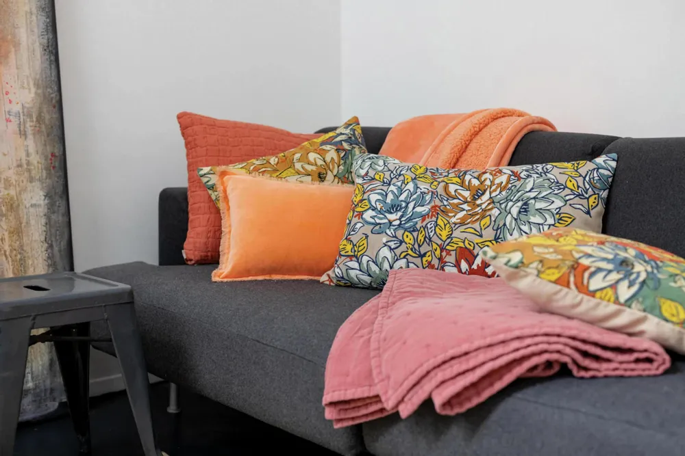 Cushions - Cushion Fara Goyave 40 X 65 - MAISON VIVARAISE - SDE VIVARAISE WINKLER