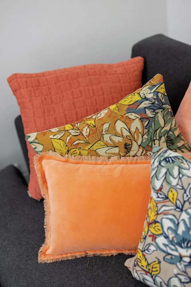 Cushions - Cushion Fara Goyave 40 X 65 - MAISON VIVARAISE - SDE VIVARAISE WINKLER