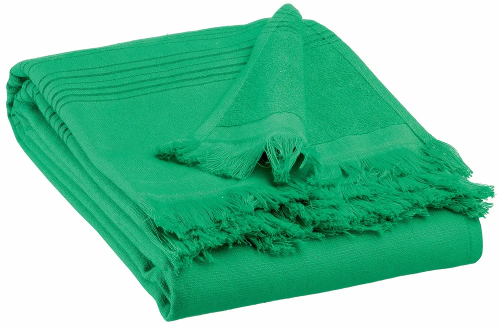 Bed linens - Cancun Hammam Towel Cactus 90 X 180 - MAISON VIVARAISE - SDE VIVARAISE WINKLER