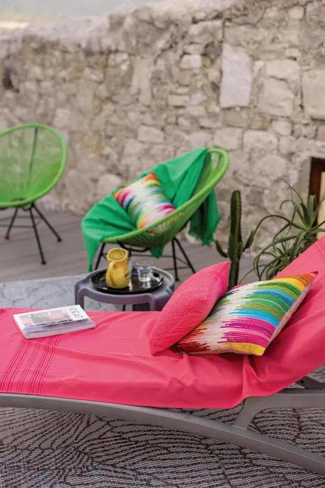 Linge de lit - Drap hammam Cancun Malabar 90 x 180 - MAISON VIVARAISE - SDE VIVARAISE WINKLER