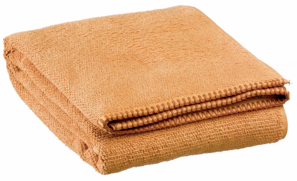 Bath towels - Bora Bath Towel Moutarde 70 X 130 - MAISON VIVARAISE - SDE VIVARAISE WINKLER