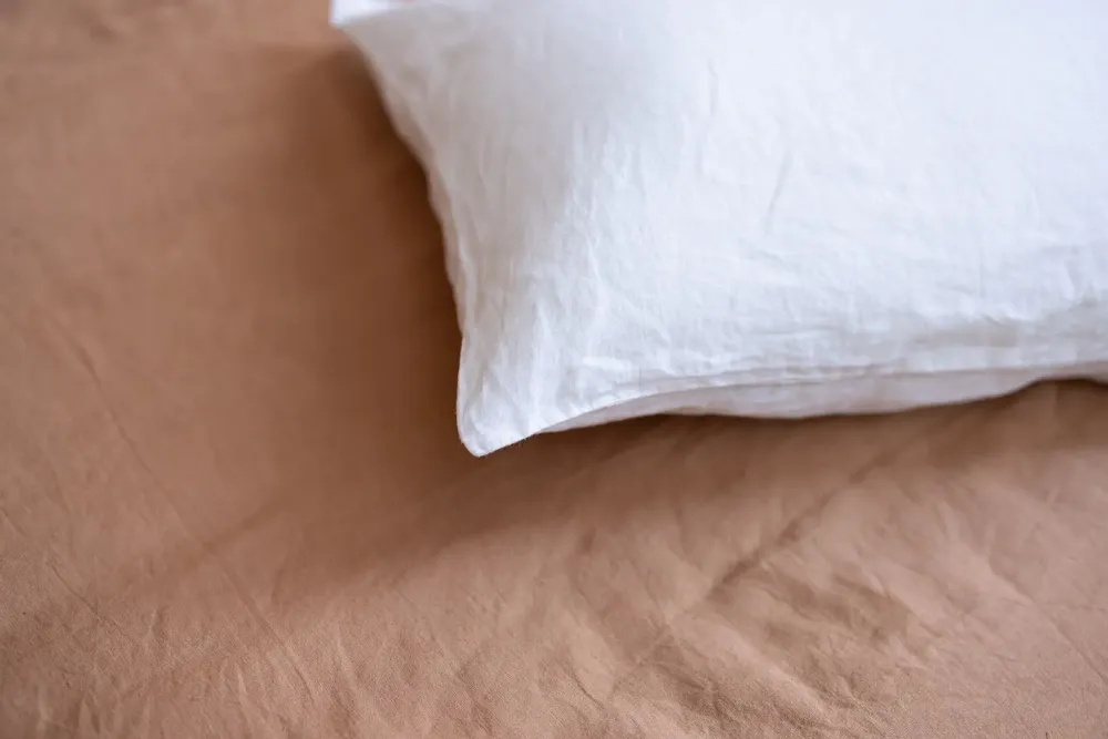 Bed linens - Kala Pillowcase Blanc 65 X 65 - MAISON VIVARAISE - SDE VIVARAISE WINKLER