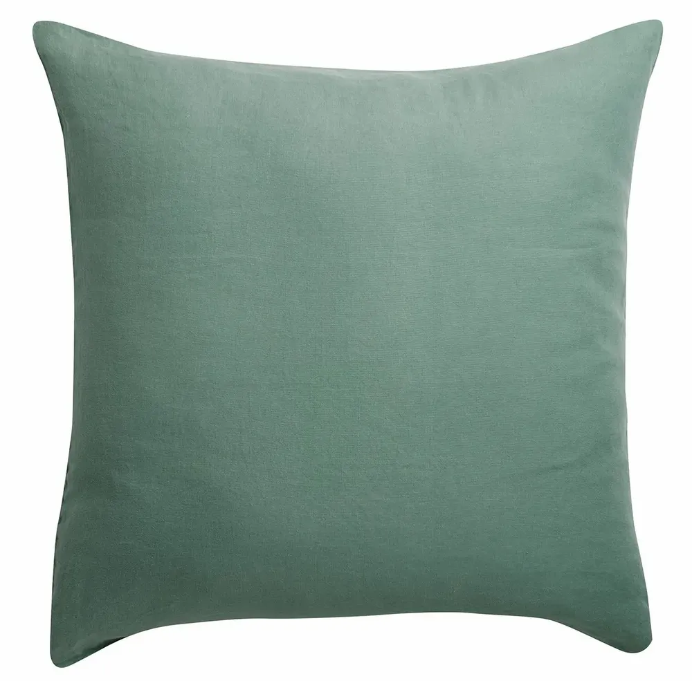 Linge de lit - Taie d'oreiller Kala Sauge 65 x 65 - MAISON VIVARAISE - SDE VIVARAISE WINKLER