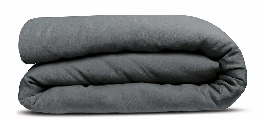 Bed linens - Kala Duvet Cover Carbone 240 X 220 - MAISON VIVARAISE - SDE VIVARAISE WINKLER