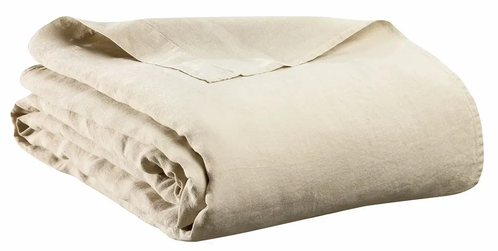 Bed linens - Kala Flat Sheet Lin 240 X 300 - MAISON VIVARAISE - SDE VIVARAISE WINKLER