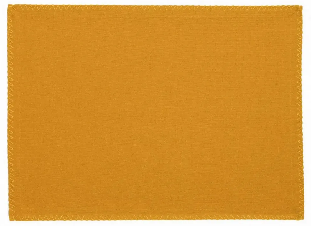 Nappes - Lot de 4 sets de table recycles Delia Tournesol 33 x 45 - MAISON VIVARAISE - SDE VIVARAISE WINKLER