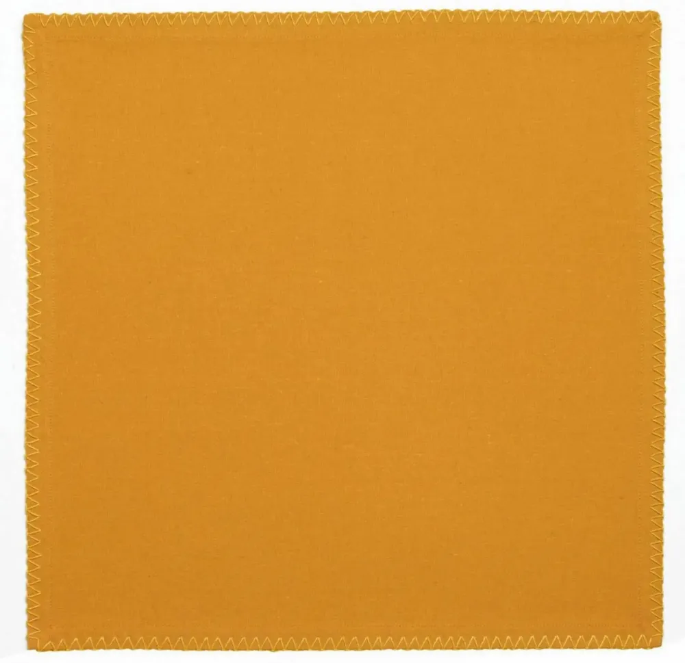 Serviettes - Lot de 2 serviettes de table recyclées Delia Tournesol 41 x 41 - MAISON VIVARAISE - SDE VIVARAISE WINKLER