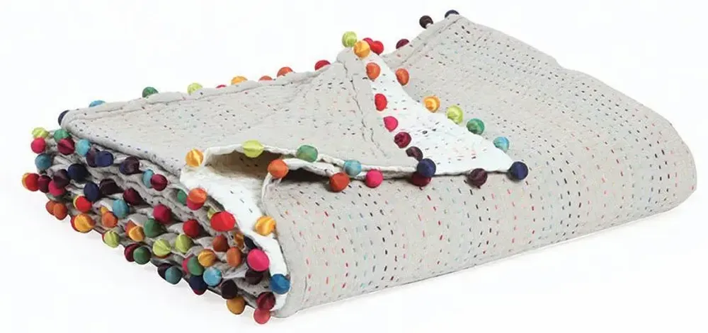 Bed linens - Plain Gastounet Quilt Multico 220 X 220 - MAISON VIVARAISE - SDE VIVARAISE WINKLER