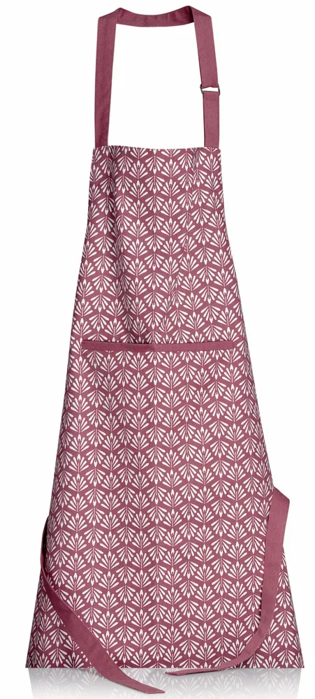 Tabliers de cuisine - Tablier de cuisine enduit Pompei Orchidée 72 x 85 - MAISON VIVARAISE - SDE VIVARAISE WINKLER