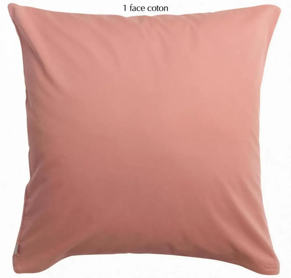 Linge de lit - Taie d'oreiller Linco Blush 65 x 65 - MAISON VIVARAISE - SDE VIVARAISE WINKLER