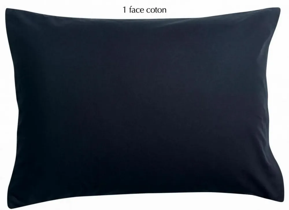 Linge de lit - Taie d'oreiller Linco Marine 50 x 75 - MAISON VIVARAISE - SDE VIVARAISE WINKLER