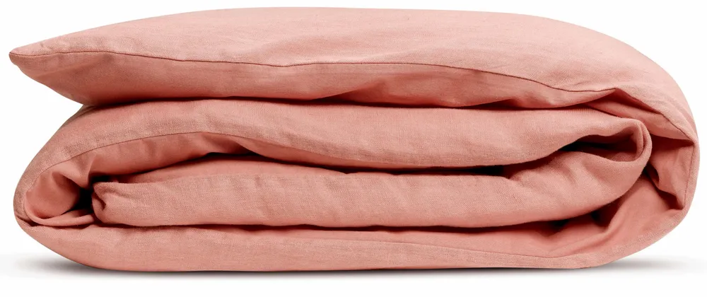 Bed linens - Linco Duvet Cover Blush 85 X 200 - MAISON VIVARAISE - SDE VIVARAISE WINKLER