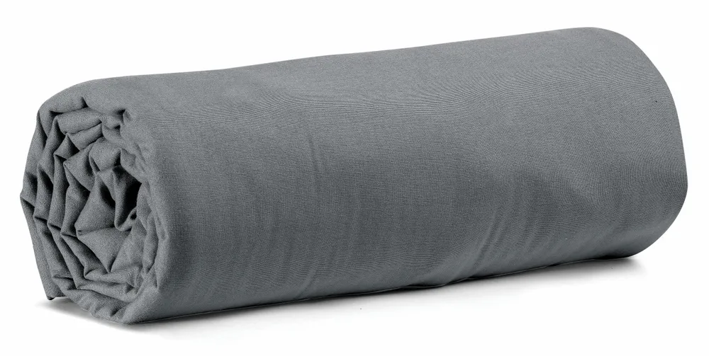 Bed linens - Calita Fitted Sheet Perle 140 X 190 X 30 - MAISON VIVARAISE - SDE VIVARAISE WINKLER