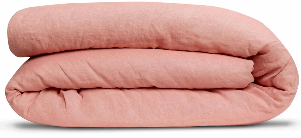 Linge de lit - Housse de couette Linco Blush 220 x 240 bouteille 40 cm - MAISON VIVARAISE - SDE VIVARAISE WINKLER