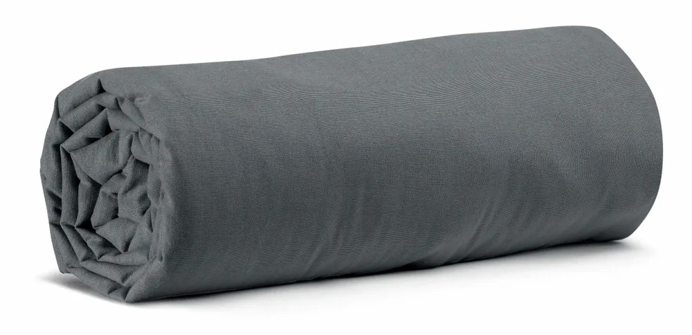 Linge de lit - Drap housse Calita Carbone 140x190 bonnet 30 cm - MAISON VIVARAISE - SDE VIVARAISE WINKLER