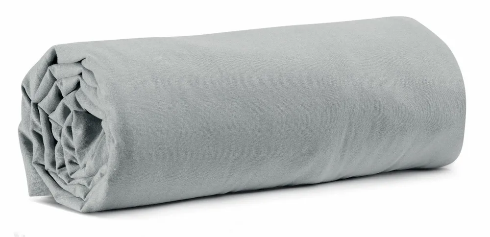 Bed linens - Calita Fitted Sheet Perle 180 X 200 X 30 - MAISON VIVARAISE - SDE VIVARAISE WINKLER