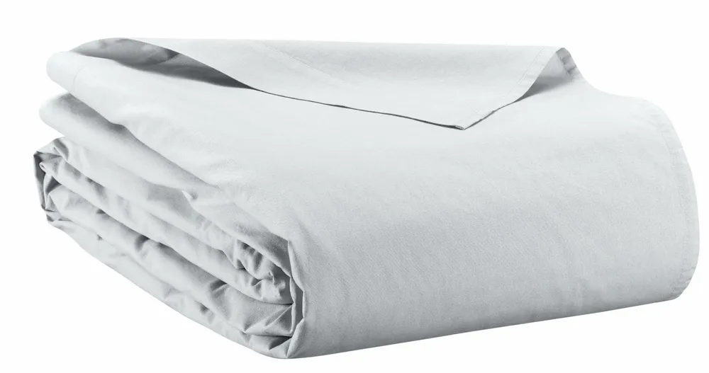 Bed linens - Calita Flat Sheet Blanc 240 X 300 - MAISON VIVARAISE - SDE VIVARAISE WINKLER