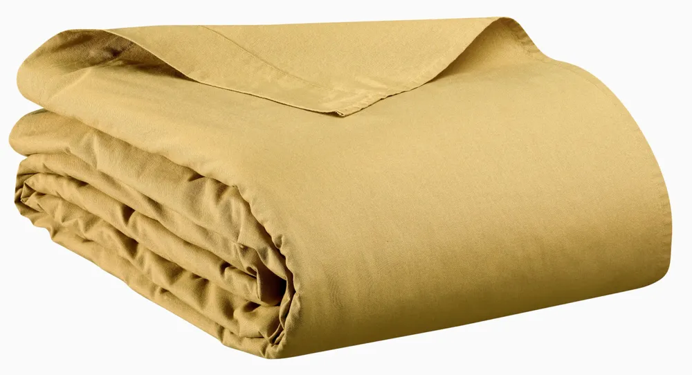 Bed linens - Calita Flat Sheet Gold 240 X 300 - MAISON VIVARAISE - SDE VIVARAISE WINKLER