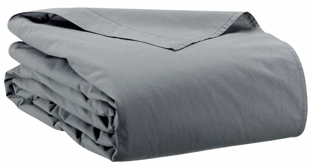 Bed linens - Calita Flat Sheet Carbone 240 X 300 - MAISON VIVARAISE - SDE VIVARAISE WINKLER