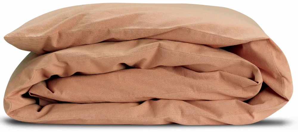Bed linens - Calita Duvet Cover Cannelle 85 X 200 - MAISON VIVARAISE - SDE VIVARAISE WINKLER