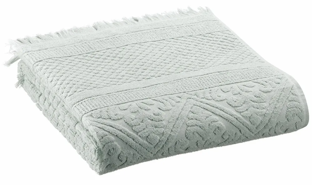 Serviettes de bain - Serviette de toilette uni Zoé Jade 50 x 100 - MAISON VIVARAISE - SDE VIVARAISE WINKLER