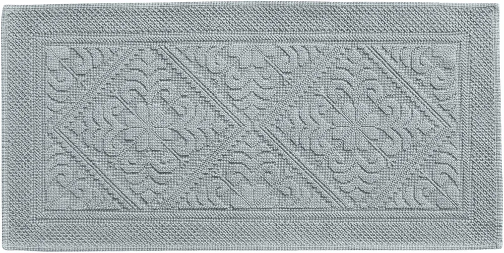 Autres linges de bain - Tapis de bain uni Enzo Jade 54 x 110 - MAISON VIVARAISE - SDE VIVARAISE WINKLER