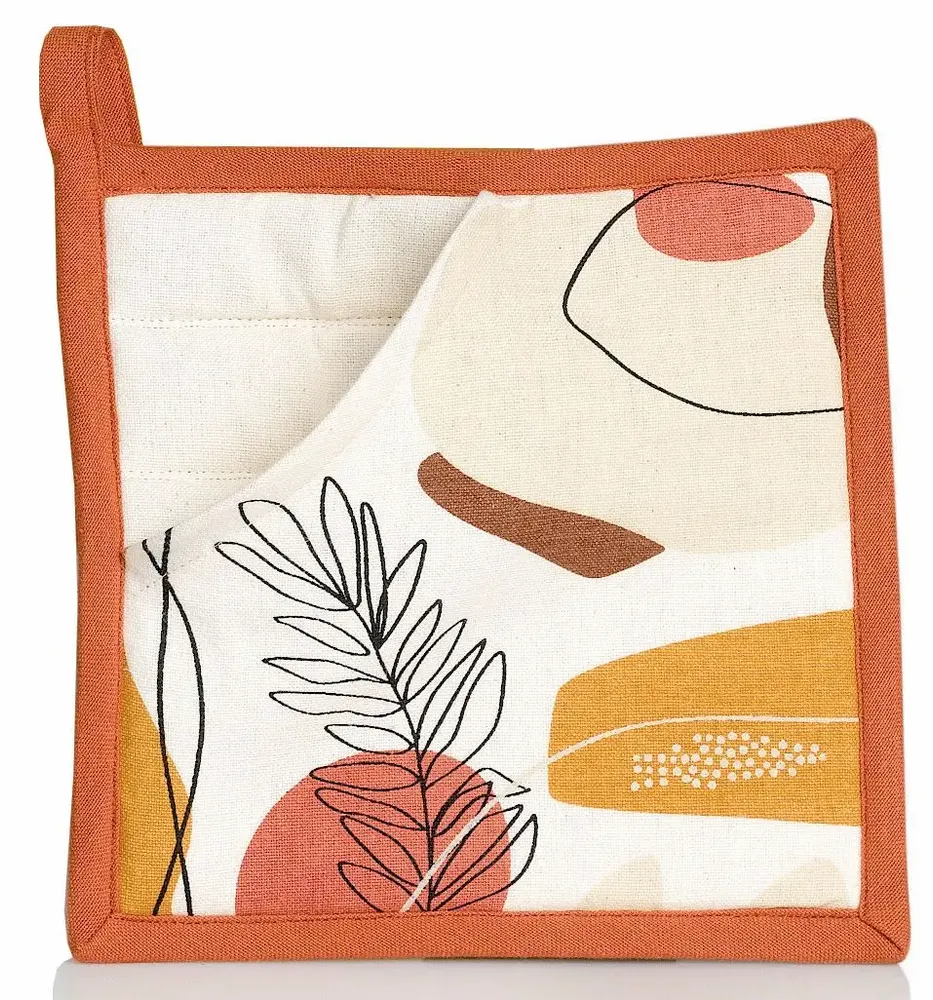 Potholders - 2-in-1 Pot Holder Legno Multico 20 X 20 - MAISON VIVARAISE - SDE VIVARAISE WINKLER