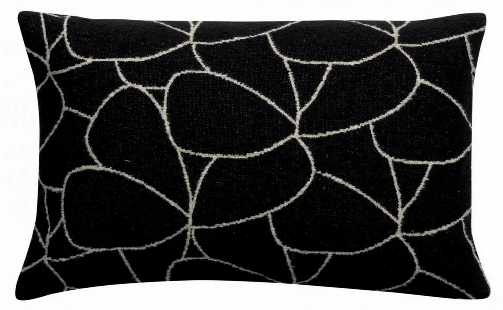 Cushions - Cushion Dany Blanc/Noir 40 X 65 - MAISON VIVARAISE - SDE VIVARAISE WINKLER