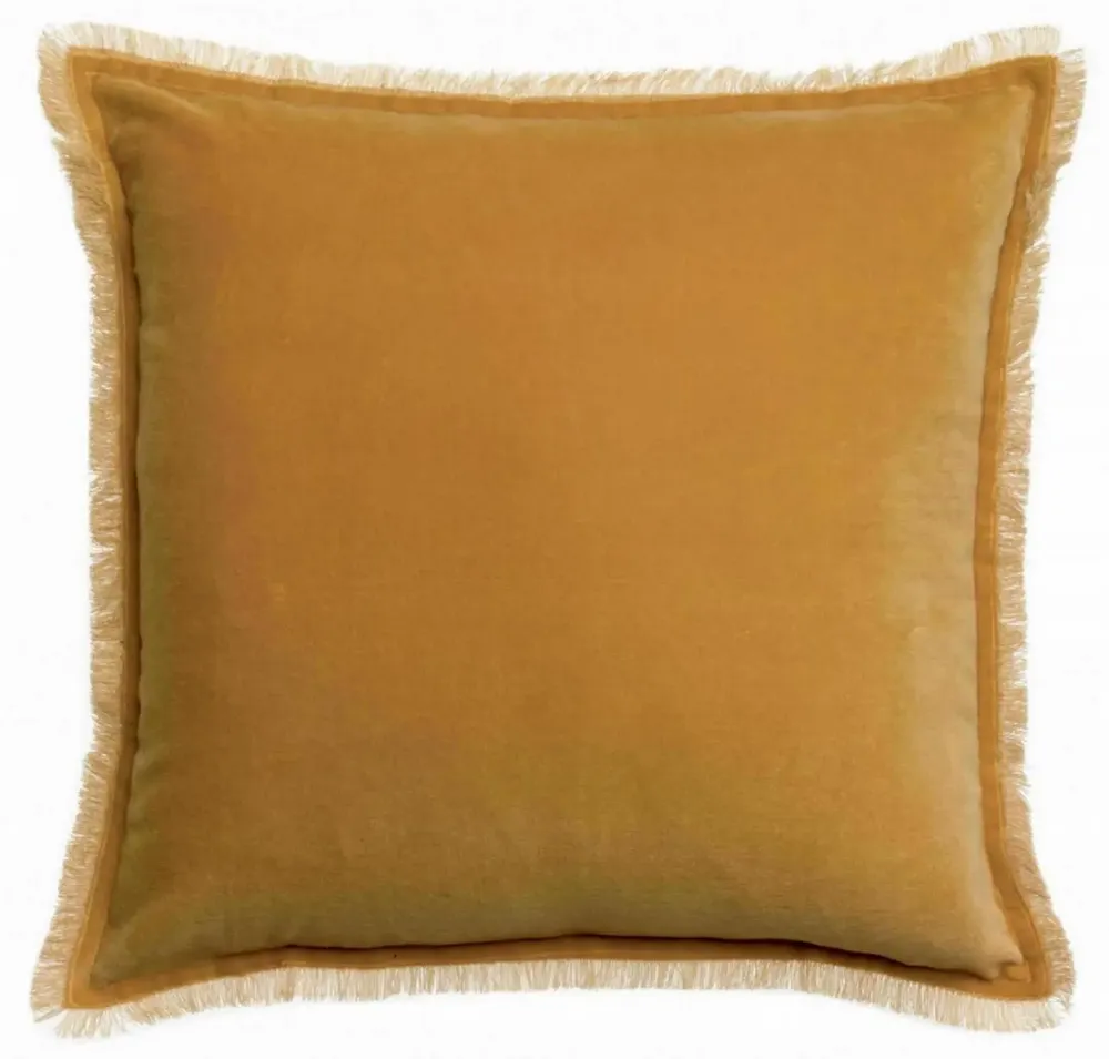Cushions - Plain Cushion Fara Mirabelle 45 X 45 - MAISON VIVARAISE - SDE VIVARAISE WINKLER