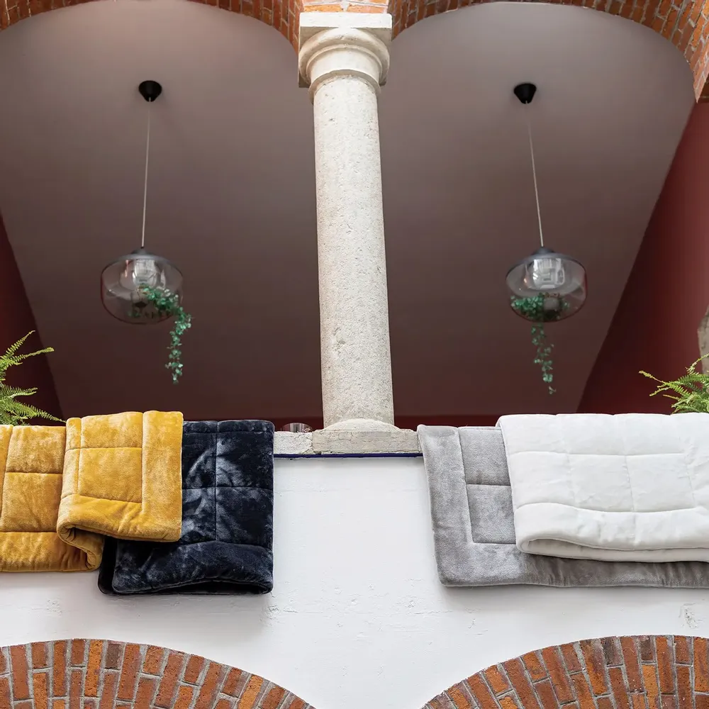 Plaids - Plaid Betender Perle 130 x 180 - MAISON VIVARAISE - SDE VIVARAISE WINKLER