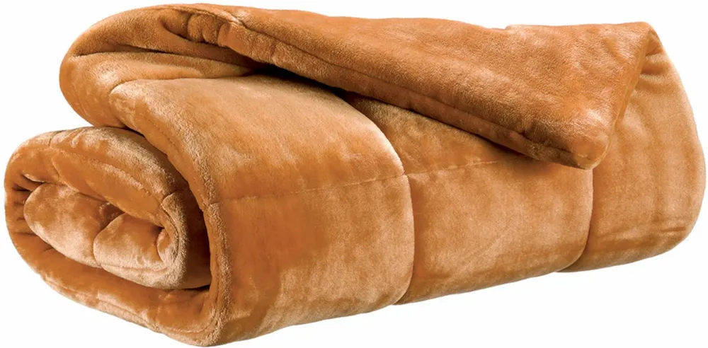 Linge de lit - Jeté de lit Betender Ocre 225 x 260 - MAISON VIVARAISE - SDE VIVARAISE WINKLER