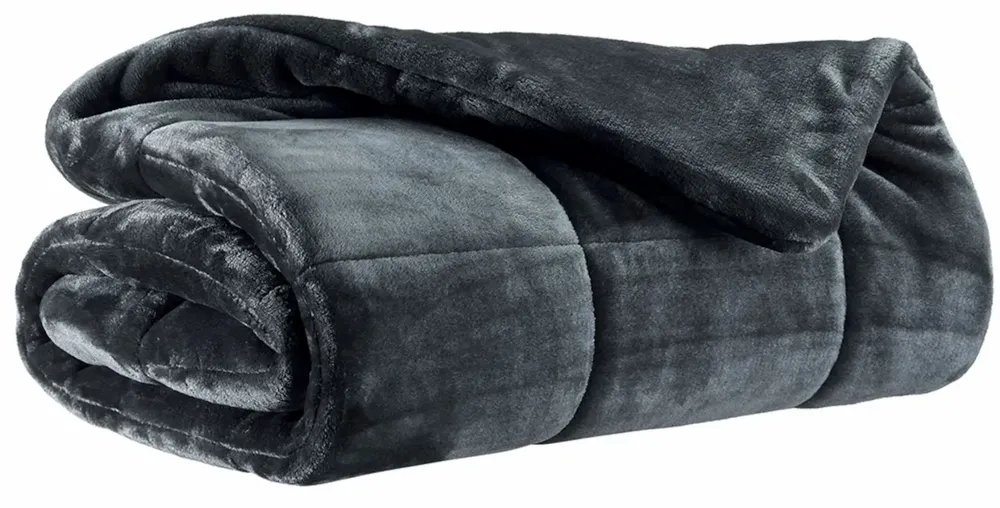 Throw blankets - Betender Throw Blanket Cendre 130 X 180 - MAISON VIVARAISE - SDE VIVARAISE WINKLER