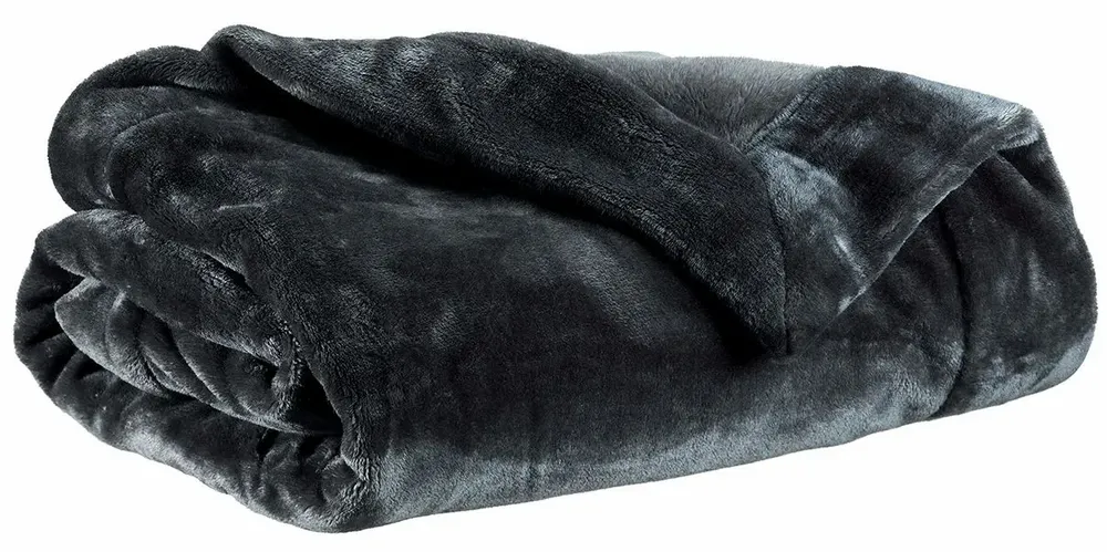 Throw blankets - Tender Throw Blanket Cendre 150 X 200 - MAISON VIVARAISE - SDE VIVARAISE WINKLER