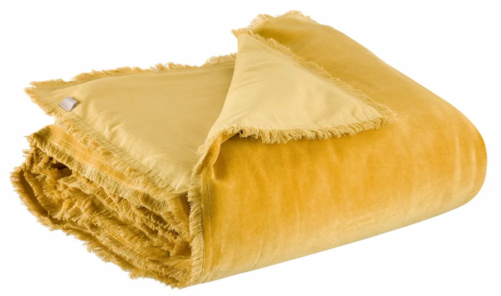 Linge de lit - Edredon uni Fara Mirabelle 85 x 200 - MAISON VIVARAISE - SDE VIVARAISE WINKLER