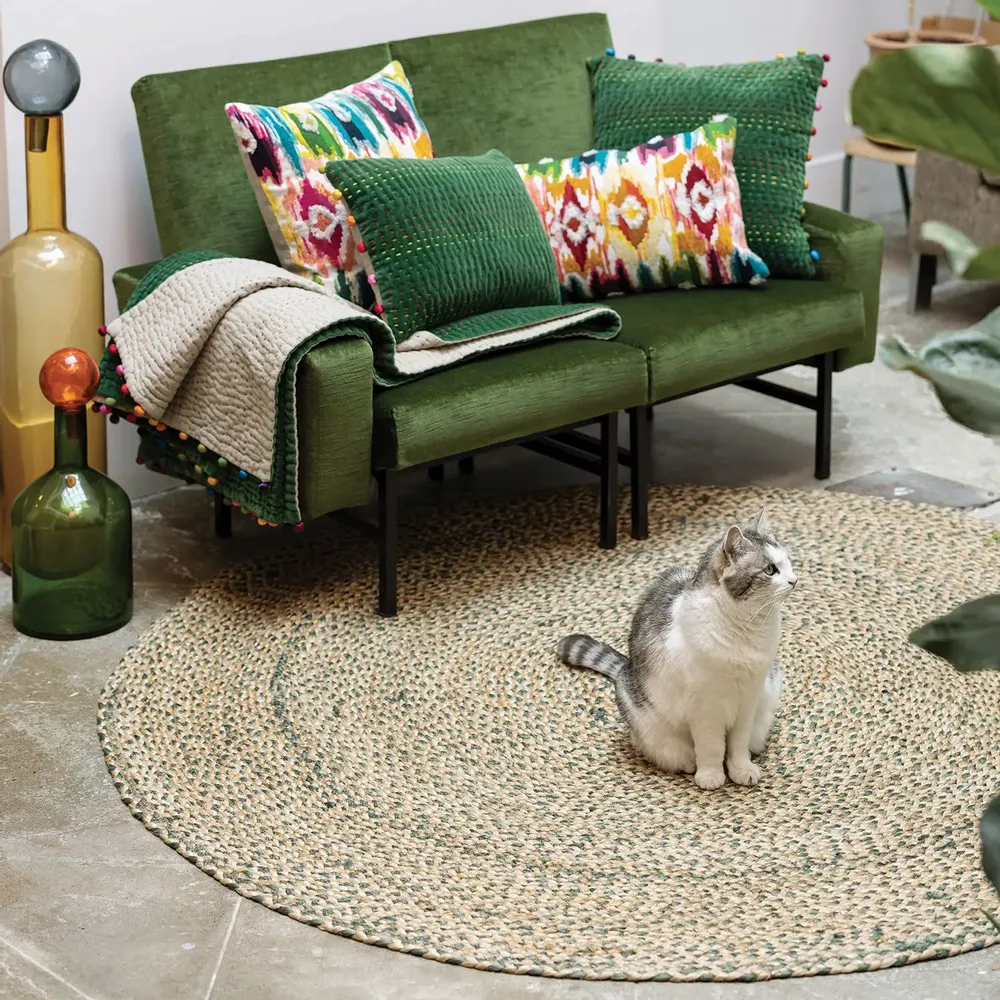 Rugs - Elliot Rug Fougère Diameter 160 - MAISON VIVARAISE - SDE VIVARAISE WINKLER