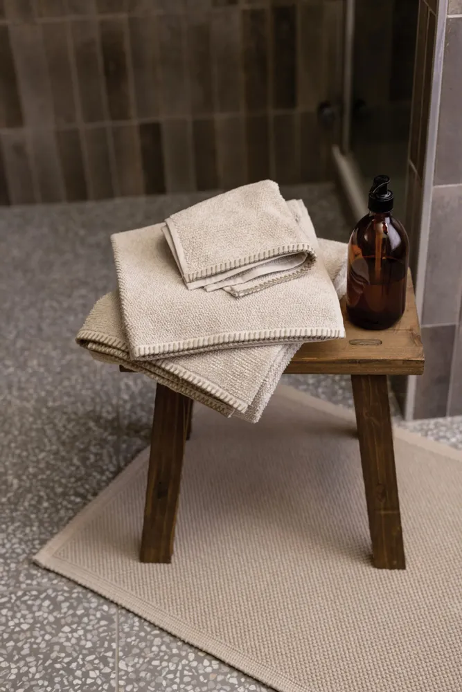 Serviettes de bain - Drap de bain Bora Galet 90 x 150 - MAISON VIVARAISE - SDE VIVARAISE WINKLER