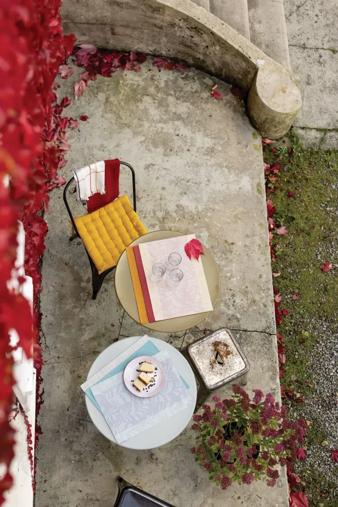 Nappes - Set de table Canna Griotte 33 x 45 - MAISON VIVARAISE - SDE VIVARAISE WINKLER