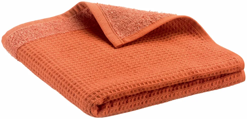 Bath towels - Recycled Bath Towel Abby Marmelade 90 X 150 - MAISON VIVARAISE - SDE VIVARAISE WINKLER