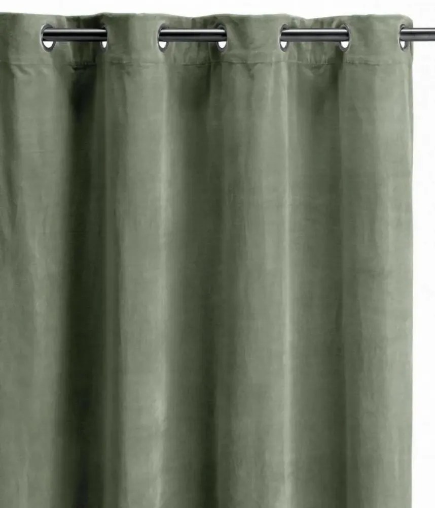Curtains and window coverings - Elise Plain Curtain Verveine 140 X 280 - MAISON VIVARAISE - SDE VIVARAISE WINKLER