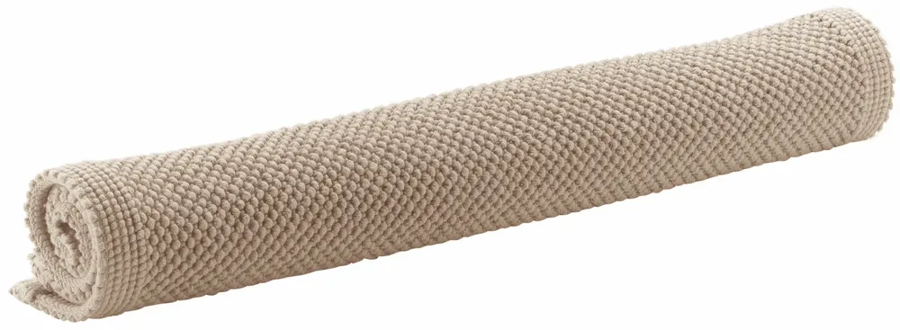 Autres linges de bain - Tapis de bain uni Etia Galet 54 x 110 - MAISON VIVARAISE - SDE VIVARAISE WINKLER