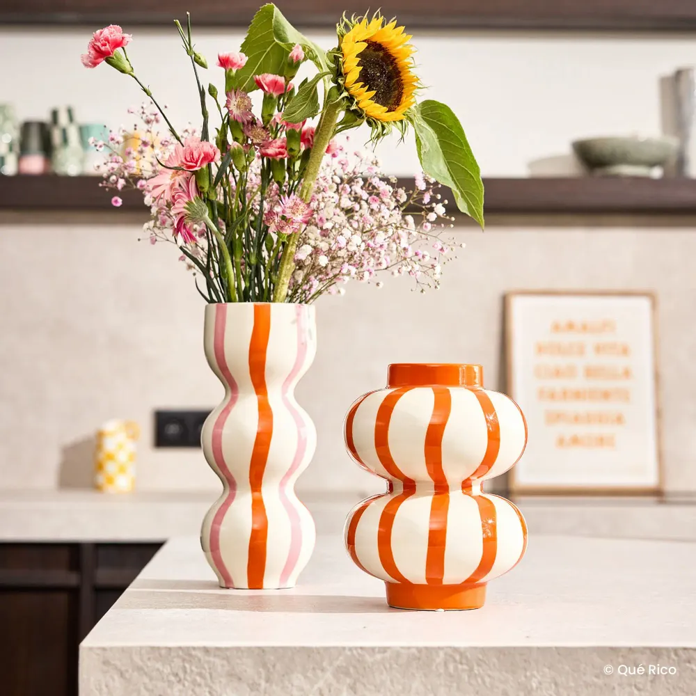 Vases - VASE AUGUSTINO - RAYAS BAILARINAS - QUE RICO