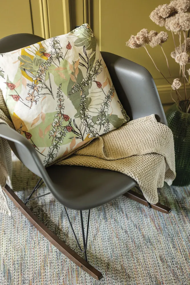 Linge de lit - Jeté recyclé Maia Lin 180 x 260 - MAISON VIVARAISE - SDE VIVARAISE WINKLER