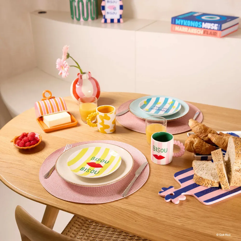 Everyday plates - DESSERT PLATE DIEGO - 3 ASS. - QUE RICO